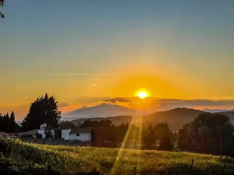 Atardecer sobre las montañas desde Mazamitla